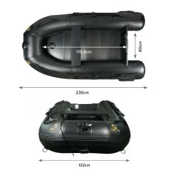 BLACK BOAT ALU 230